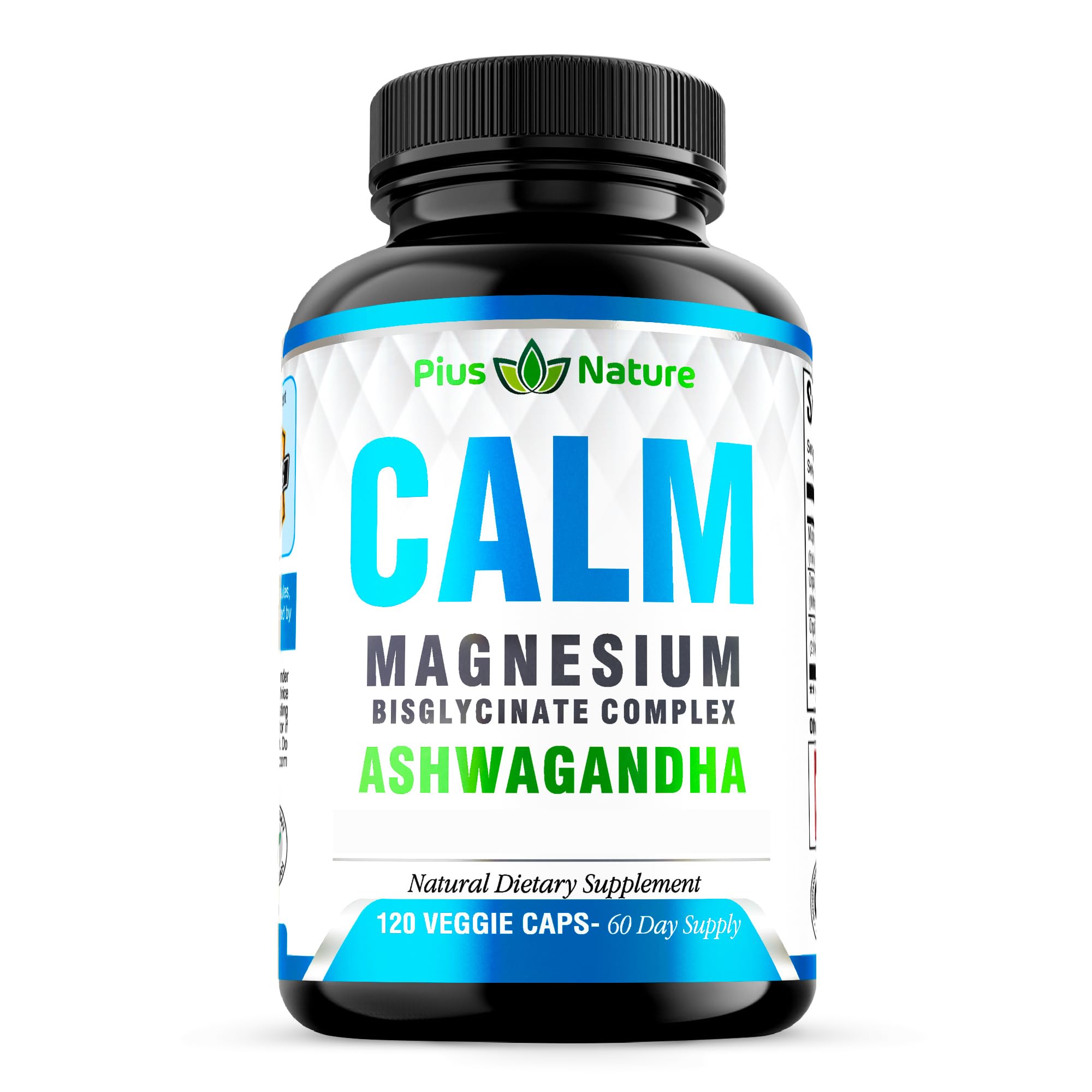 Amazon.com: Calm - Magnesium Glycinate with Ashwagandha Root